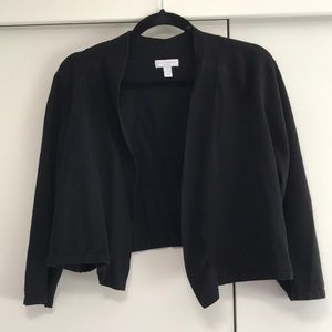 Black cropped bolero